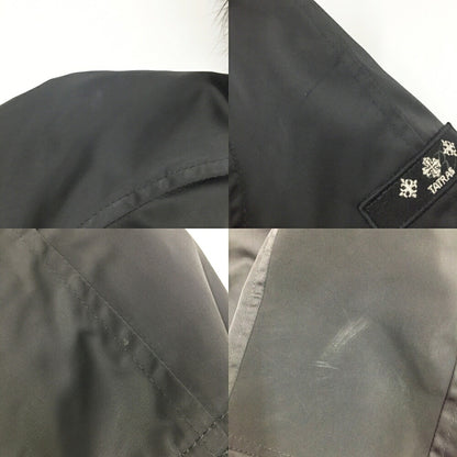 TATRAS PERUGIA Black Raccoon Fur Down Jacket Size 01