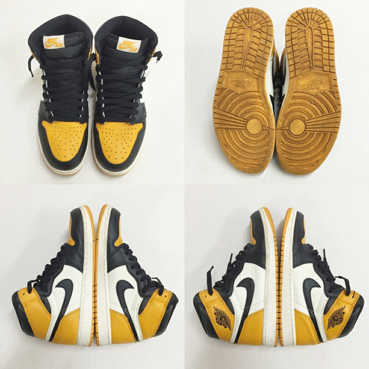 Nike Air Jordan 1 Retro High OG Taxi/Black Sneakers Size 9