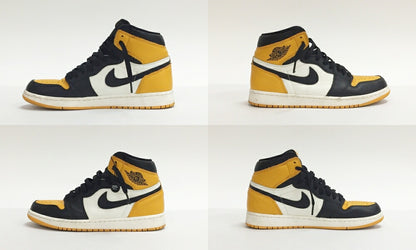 Nike Air Jordan 1 Retro High OG Taxi/Black Sneakers Size 9
