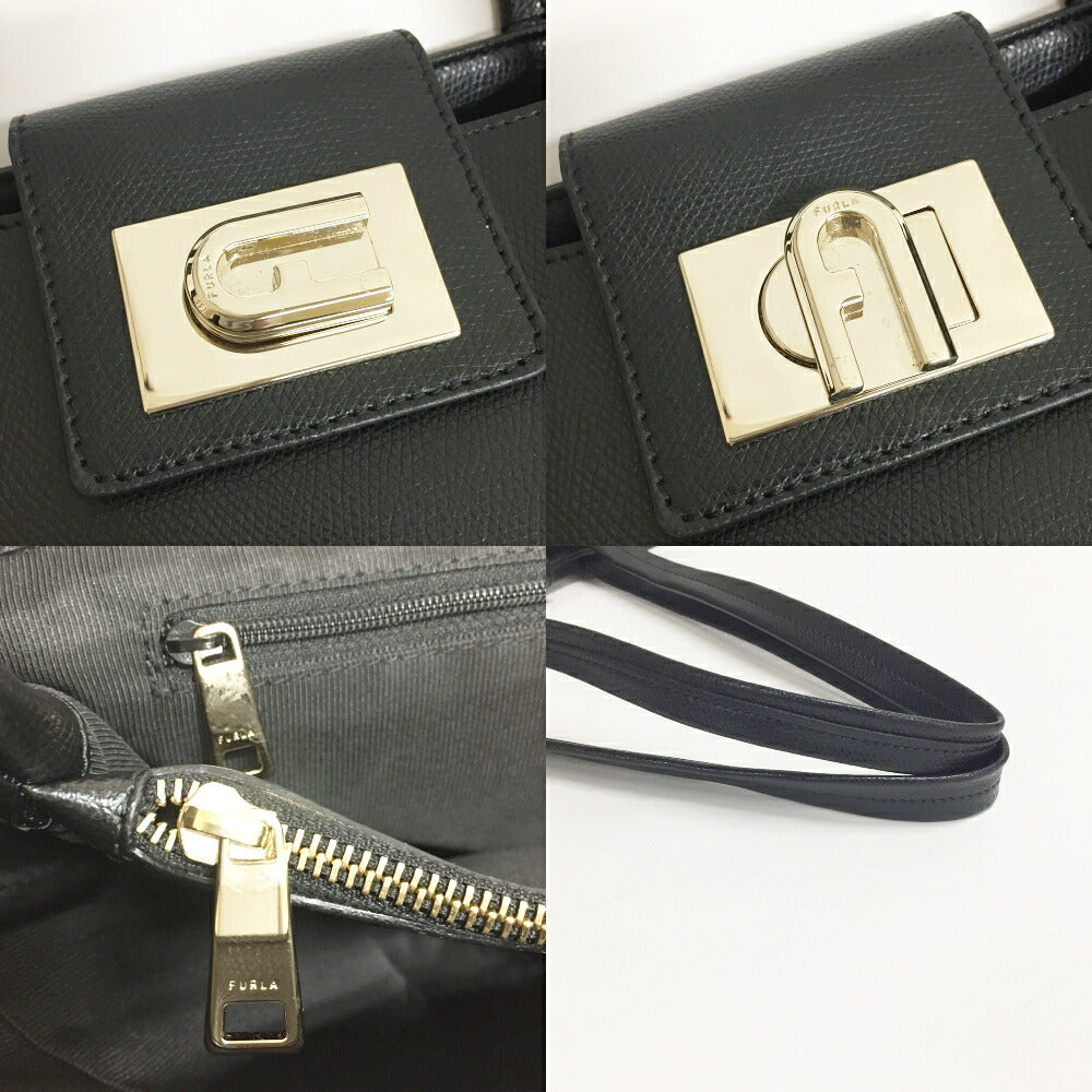 FURLA Tote Bag Black Size ONE SIZE