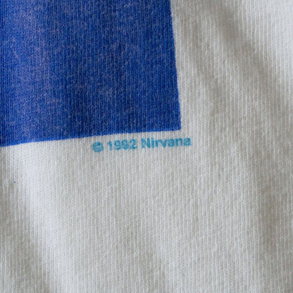 NIRVANA NEVERMIND 90S Nirvana Nevermind Ringer T-shirt Size M