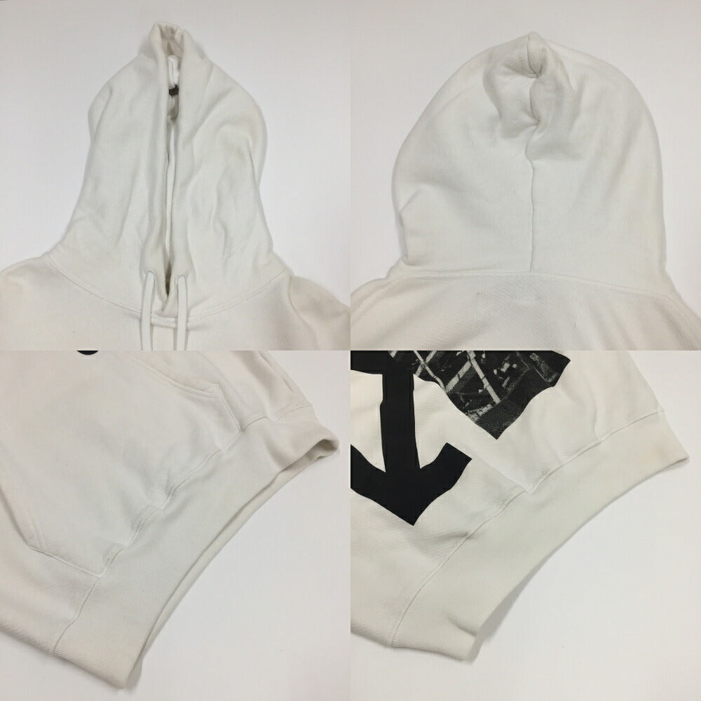 OFF-WHITE Abstract Split Arrows Slim Hoodie White Size XS