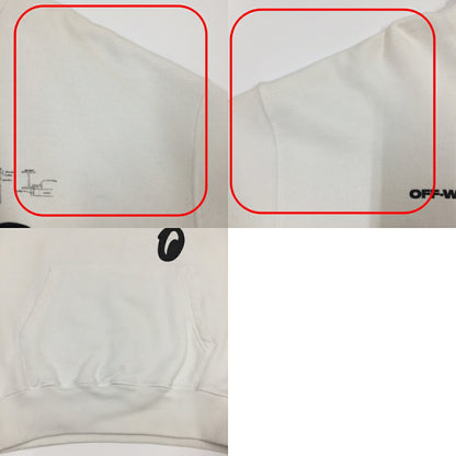OFF-WHITE Abstract Split Arrows Slim Hoodie White Size XS