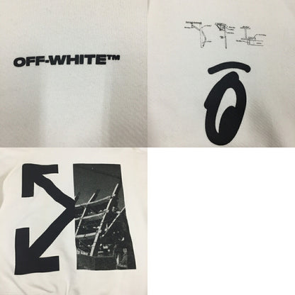 OFF-WHITE Abstract Split Arrows Slim Hoodie White Size XS