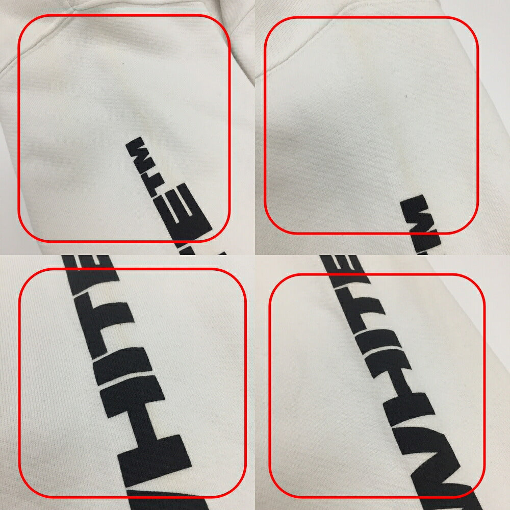 OFF-WHITE Abstract Split Arrows Slim Hoodie White Size XS