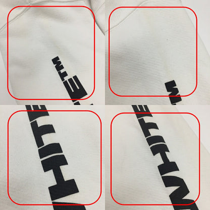 OFF-WHITE Abstract Split Arrows Slim Hoodie White Size XS