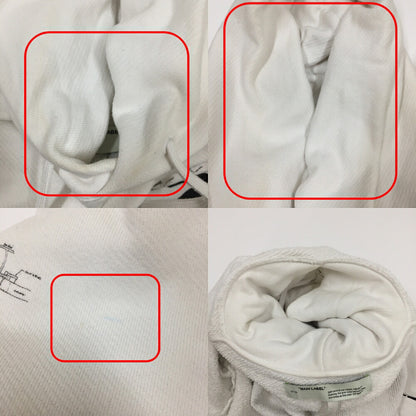 OFF-WHITE Abstract Split Arrows Slim Hoodie White Size XS