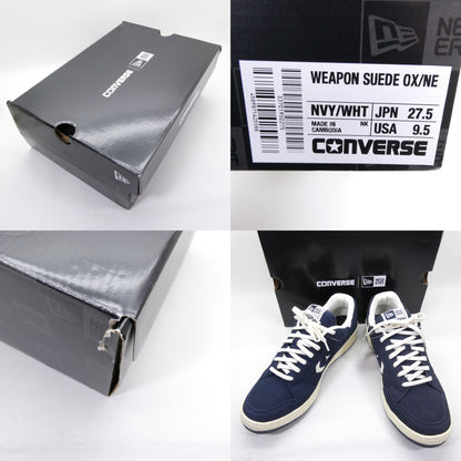CONVERSE x NEW ERA Weapon Suede OX Sneakers Navy White