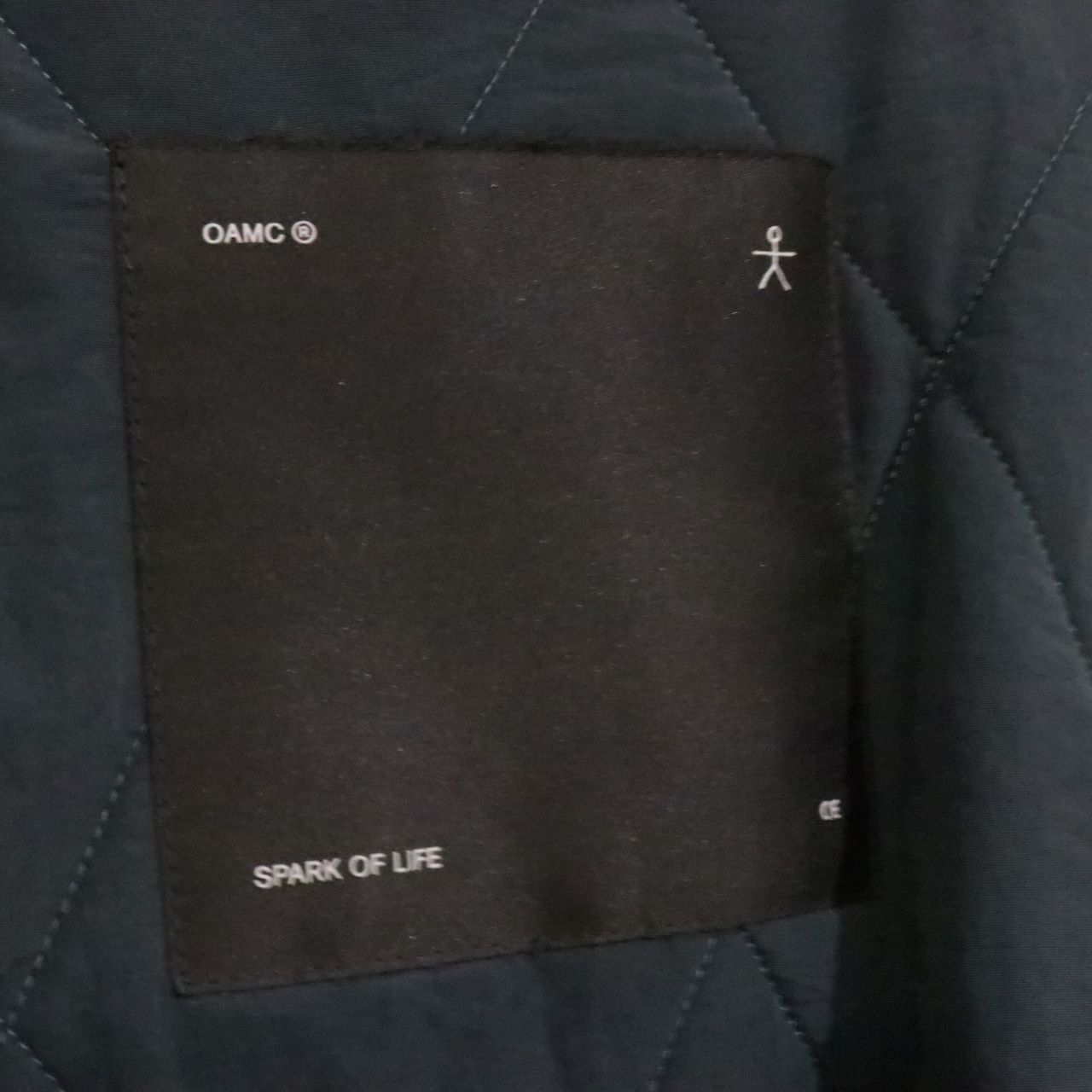 OAMC Combat Liner Quilted Jacket Black Size M