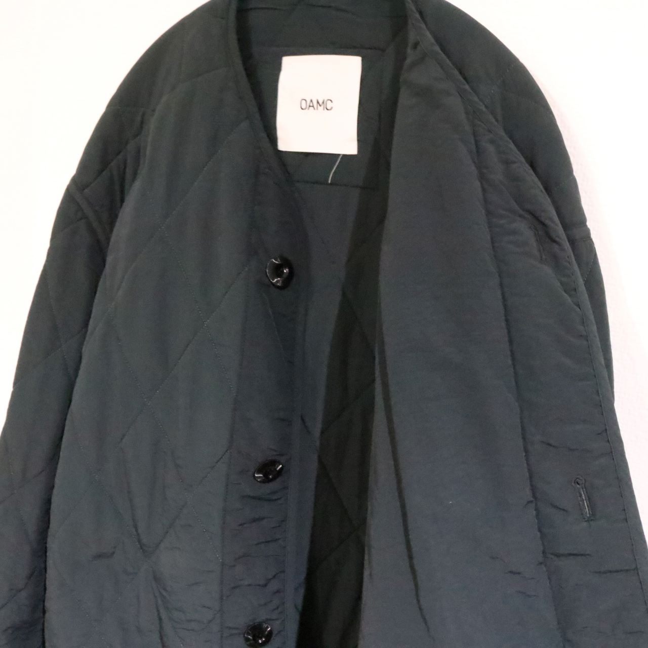 OAMC Combat Liner Quilted Jacket Black Size M