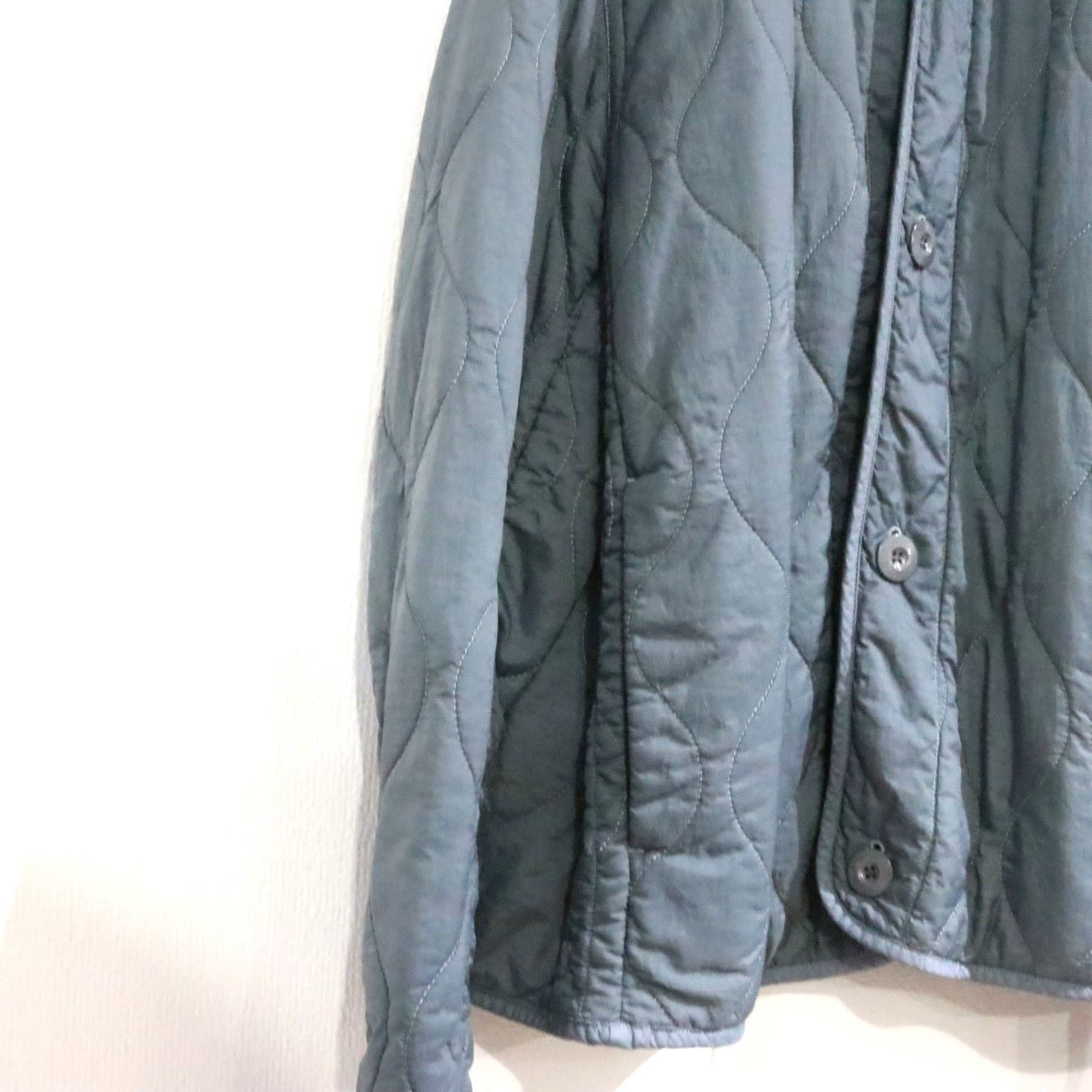 OAMC Polyamide Combat Liner Quilted Jacket Gray Size L