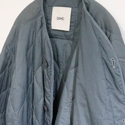 OAMC Polyamide Combat Liner Quilted Jacket Gray Size L