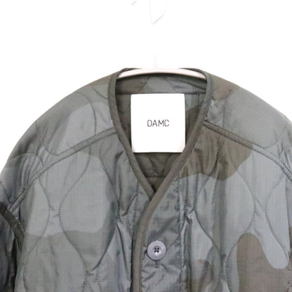 OAMC Camo Quilted Combat Liner Jacket Green Size S