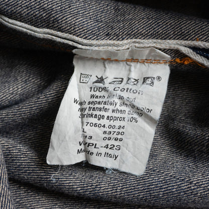 Levi's Vintage Clothing Closed Front Jumper Denim Jacket Size L