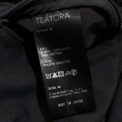 TEATORA Wallet Pants OFFICE Wool Blend Gray Size 4