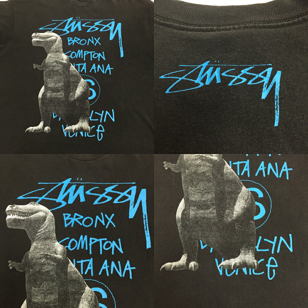 STUSSY T-REX Tee Black Size L