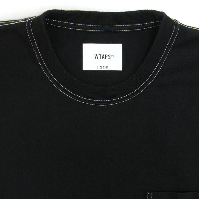 WTAPS 21AW BLANK Long Sleeve T-Shirt Black Size 01
