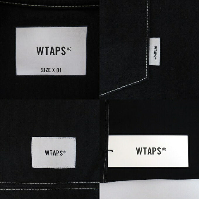 WTAPS 21AW BLANK Long Sleeve T-Shirt Black Size 01