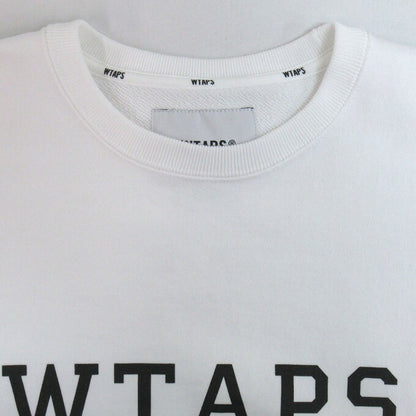 WTAPS 25SS Academy Cotton Sweatshirt White Size 04