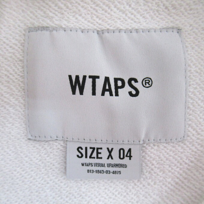 WTAPS 25SS Academy Cotton Sweatshirt White Size 04
