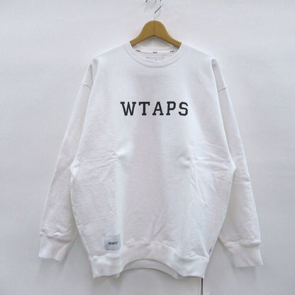 WTAPS 25SS Academy Cotton Sweatshirt White Size 04