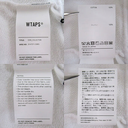 WTAPS 25SS Academy Cotton Sweatshirt White Size 04