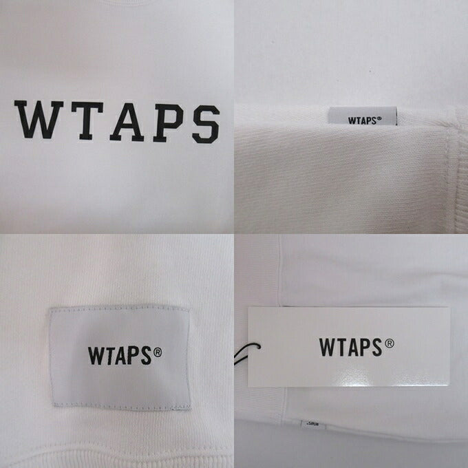 WTAPS 25SS Academy Cotton Sweatshirt White Size 04