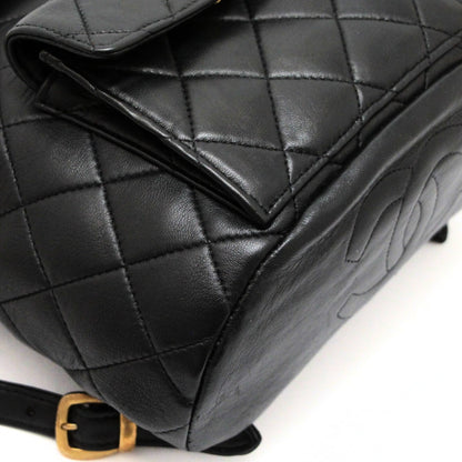 CHANEL Matelasse Double Coco Lambskin Backpack Size ONE SIZE