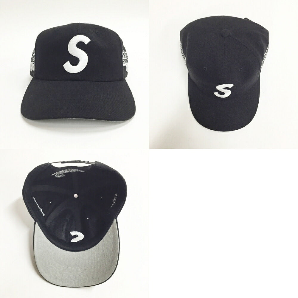 Supreme World Famous S Logo 6-Panel Cap Black Size ONE SIZE