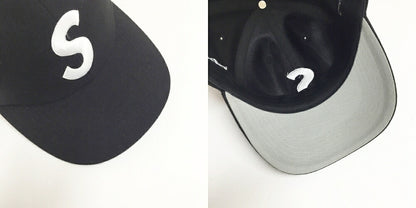 Supreme World Famous S Logo 6-Panel Cap Black Size ONE SIZE