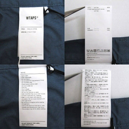 WTAPS 25SS MILS9601 Ripstop 6-Pocket Shorts Blue Size 04