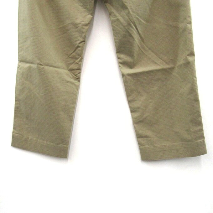 WTAPS 21SS TUCK 01 COPO Ripstop Trousers Beige Size 01