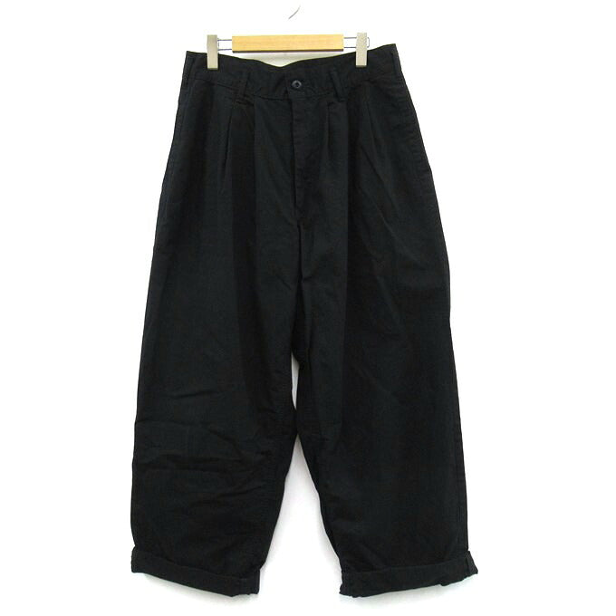 BLACK Scandal Yohji Yamamoto Ripstop Wide Pants Size 3