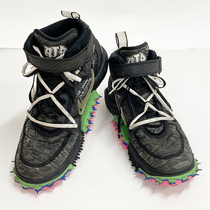 NIKE x OFF-WHITE Air Force 1 Mid Black Sneakers Size 26.5cm