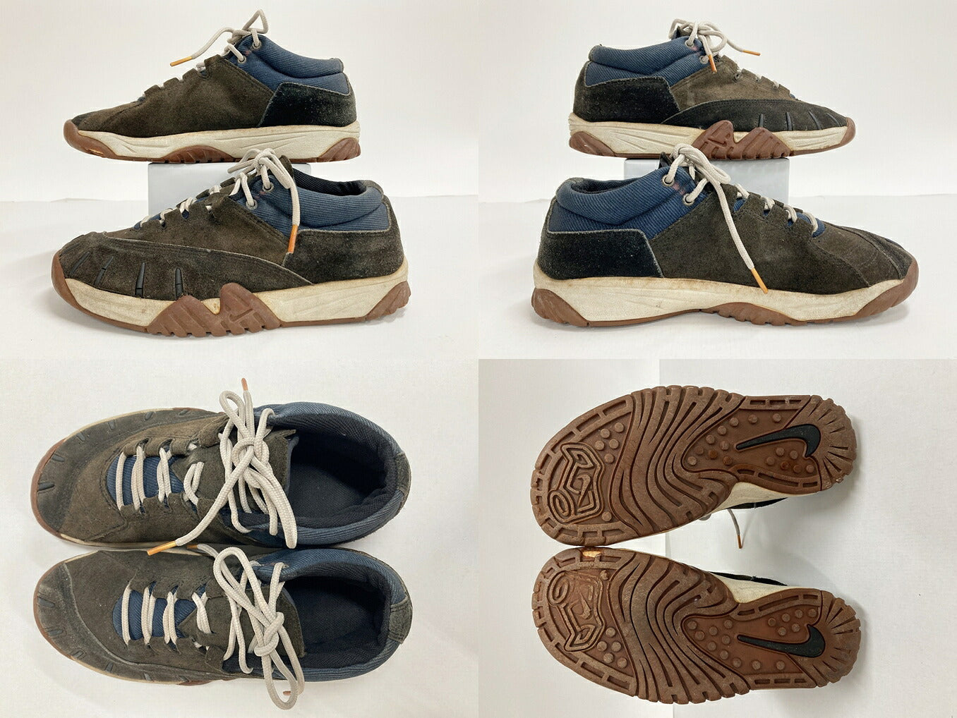 NIKE 1996 Air Snak Brown Blue Sneakers Size 28cm
