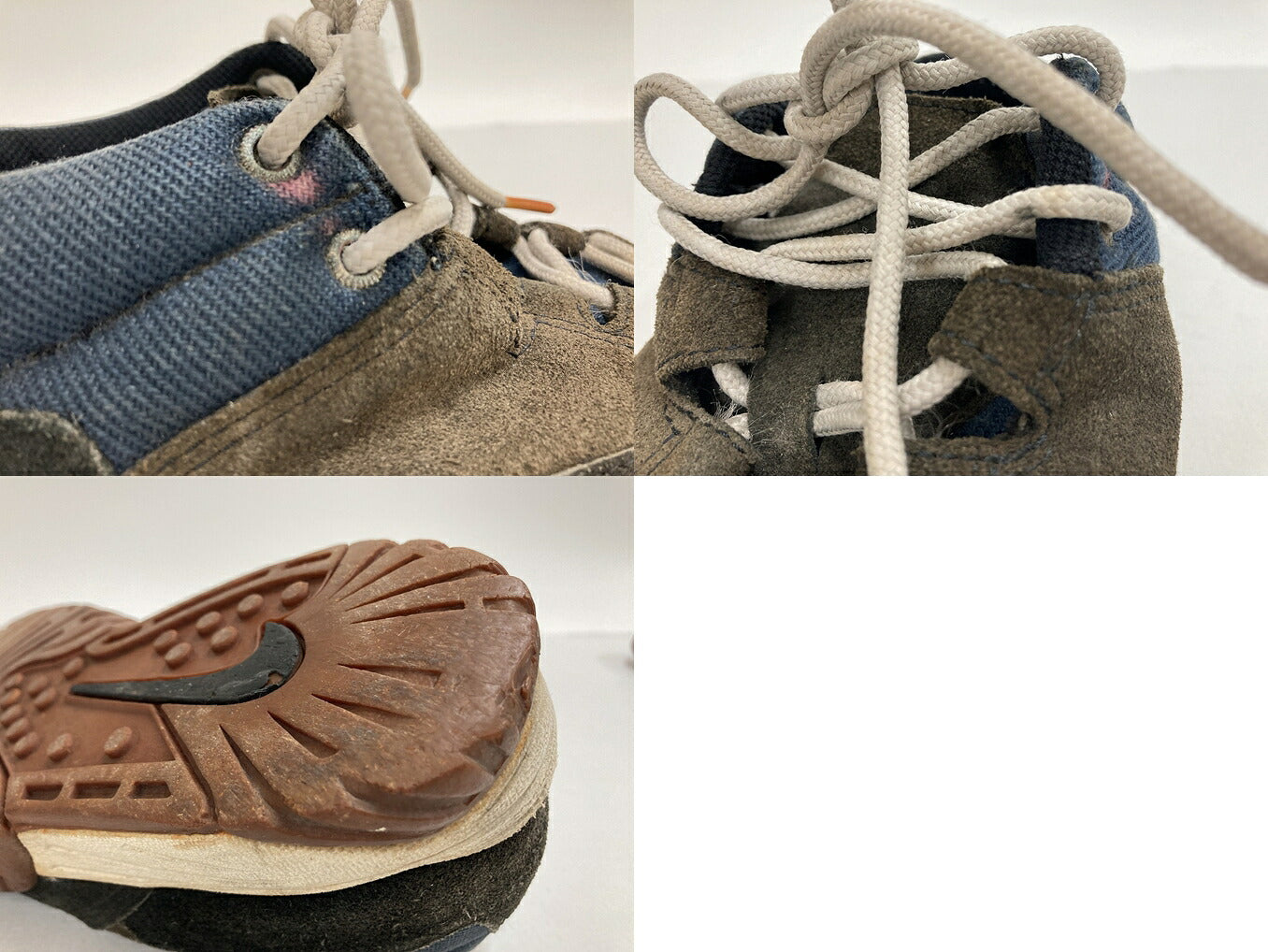 NIKE 1996 Air Snak Brown Blue Sneakers Size 28cm