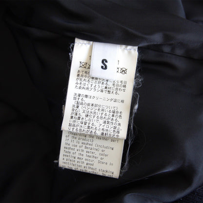 SKOOKUM x monkey time Melton Leather Varsity Jacket Size S