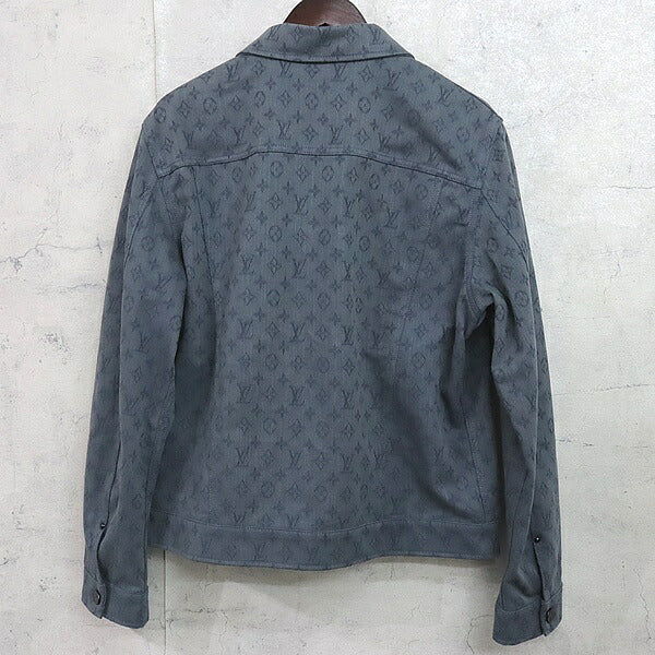 Louis Vuitton 19AW Blue Denim Jacket Size 50