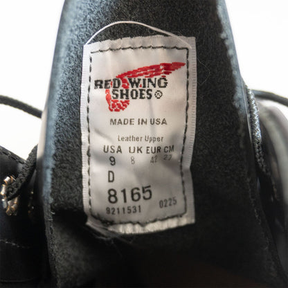 Red Wing 8165 6inch Classic Work Round-Toe Boots Size US9D