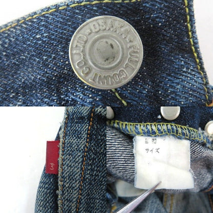 FULLCOUNT 1101XX Straight Denim Jeans Indigo Pants Size W30
