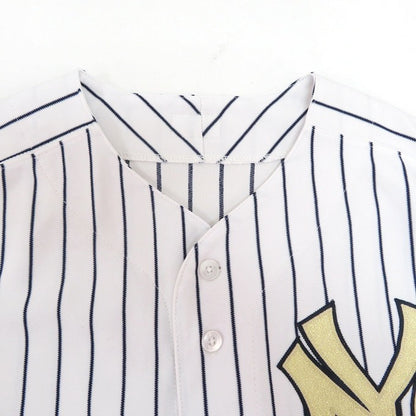 Majestic Derek Jeter Gold Authentic Jersey White Size 40