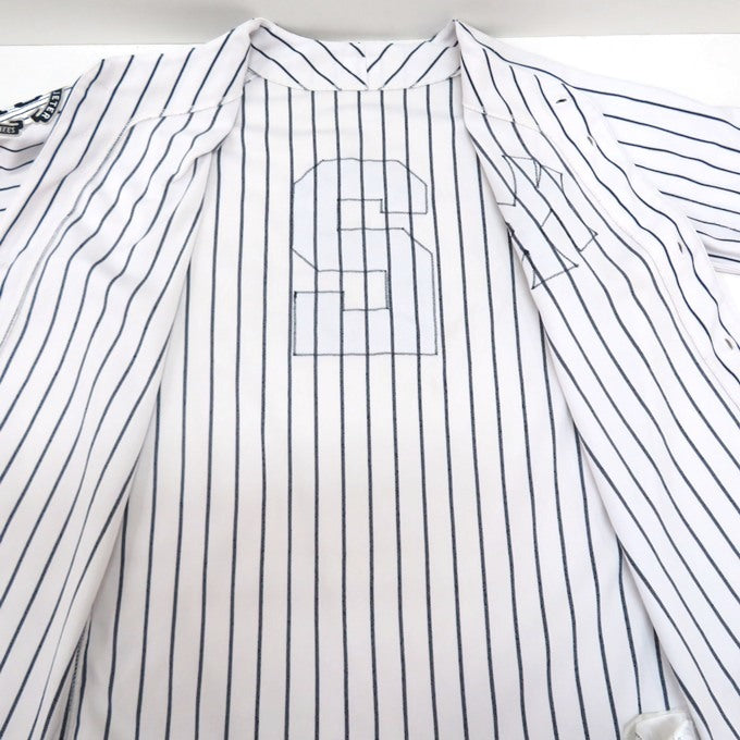 Majestic Derek Jeter Gold Authentic Jersey White Size 40