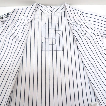 Majestic Derek Jeter Gold Authentic Jersey White Size 40