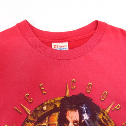 Aalice Cooper Brutal Planet Tour Red S/S T-Shirt Size M