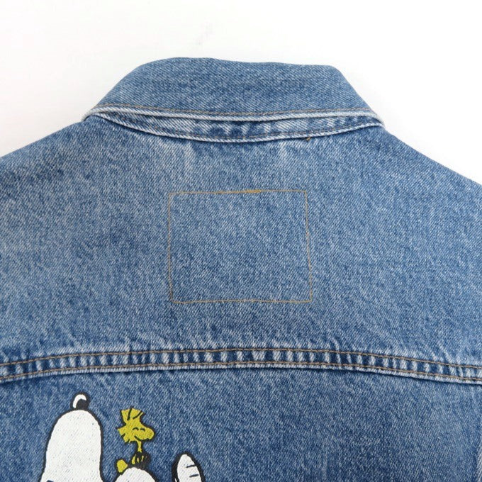 Levis x Peanuts Snoopy Indigo Denim Jacket Size XS