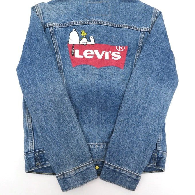 Levis x Peanuts Snoopy Indigo Denim Jacket Size XS