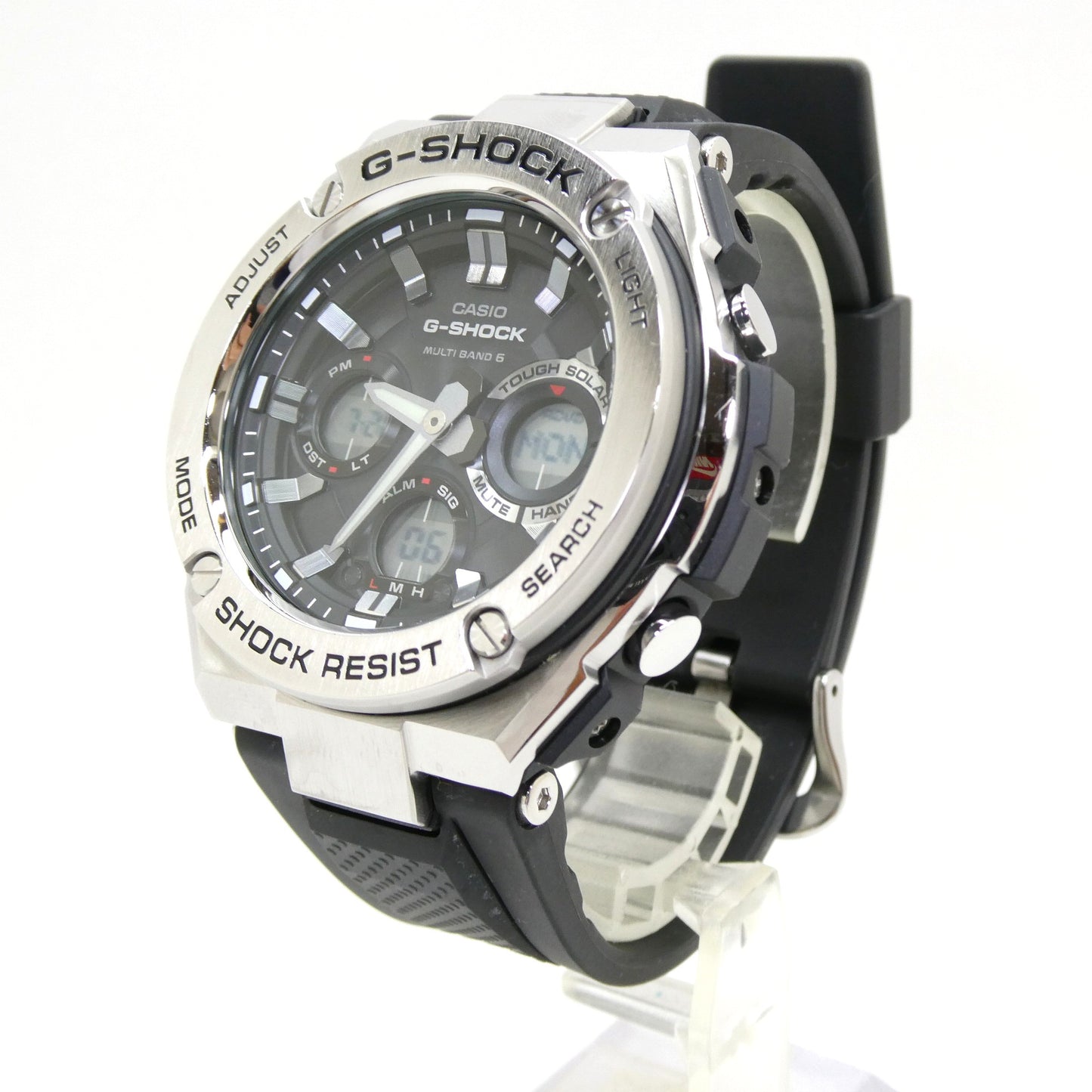 CASIO G-SHOCK G-STEEL Solar Radio Watch Black Size ONE SIZE