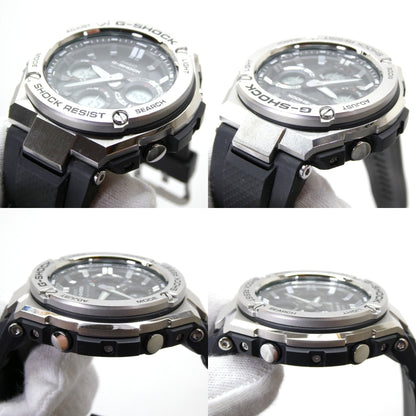 CASIO G-SHOCK G-STEEL Solar Radio Watch Black Size ONE SIZE
