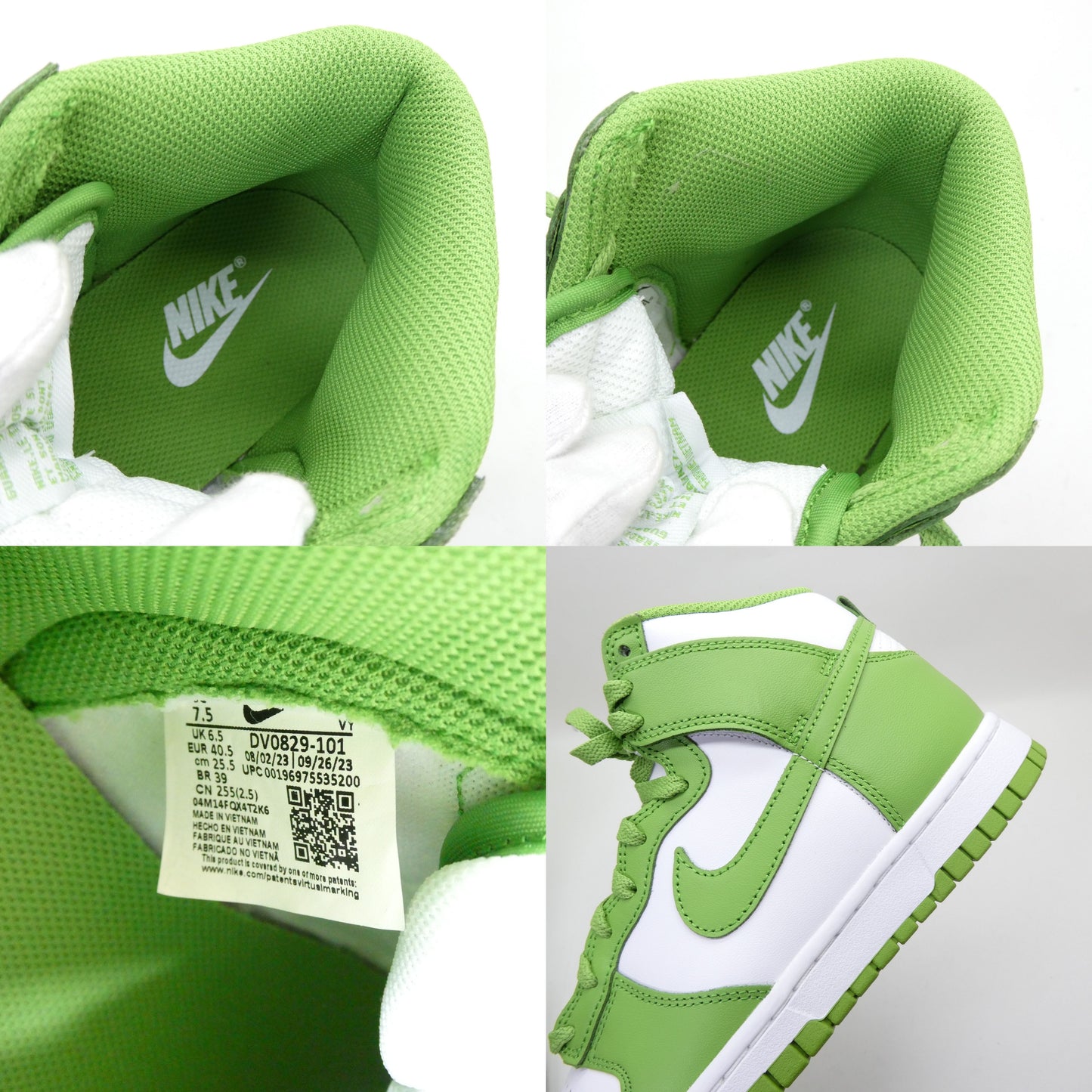 NIKE Dunk High Retro "Be True to Your School" Sneakers