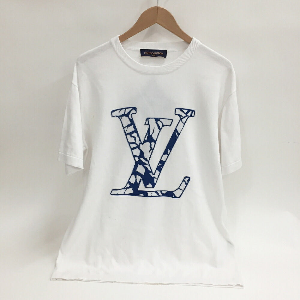 AUR LV SKI Short Sleeve Cotton Crewneck Knit Size L